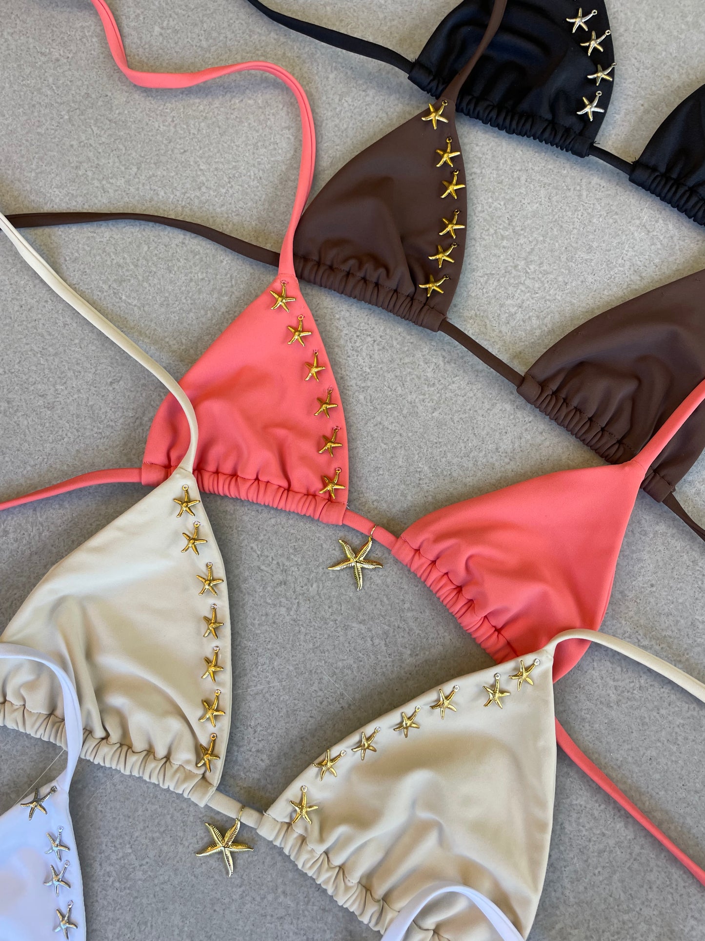 Seastar Bralette - Coral