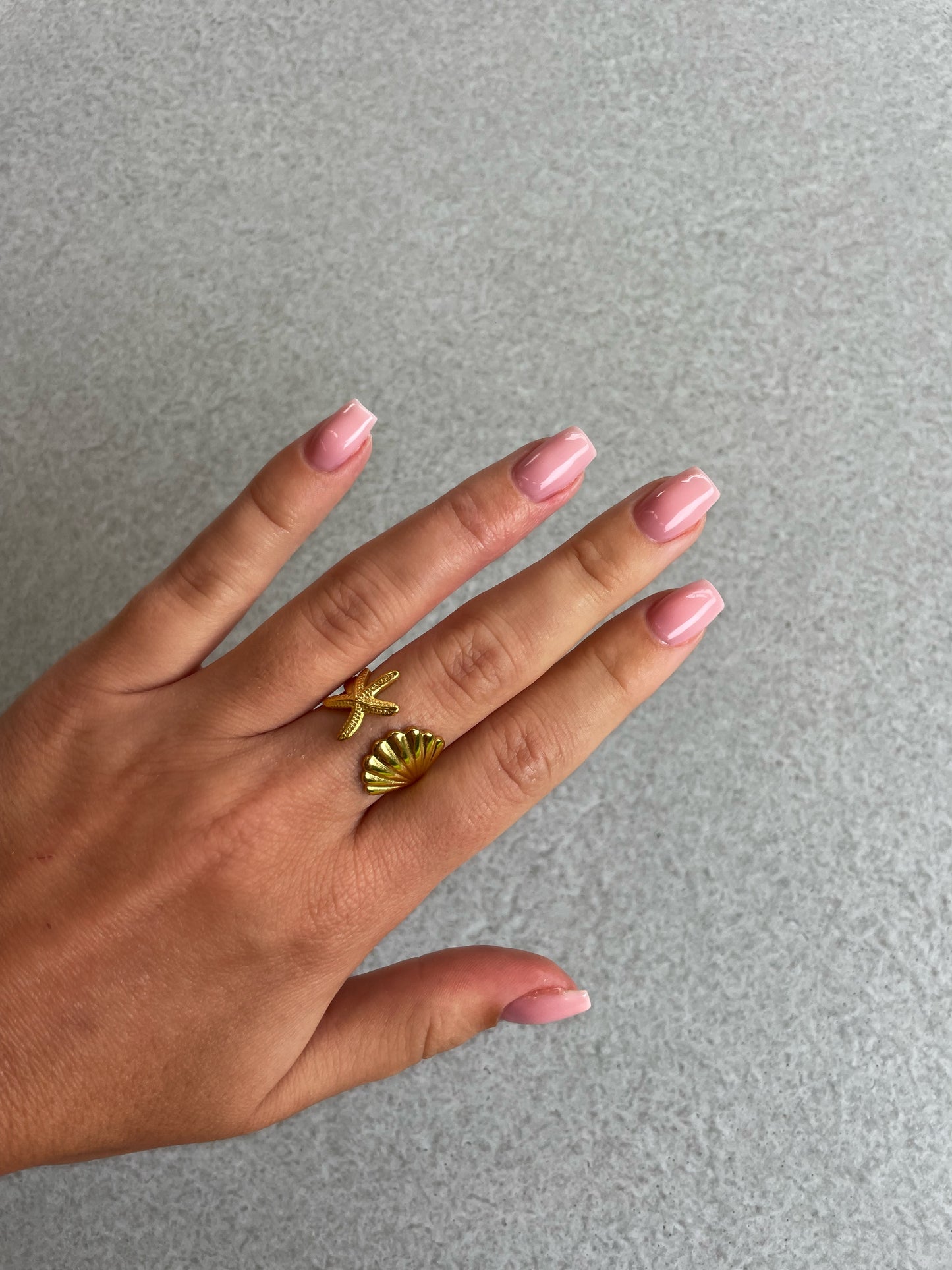 Coral Adjustable Ring
