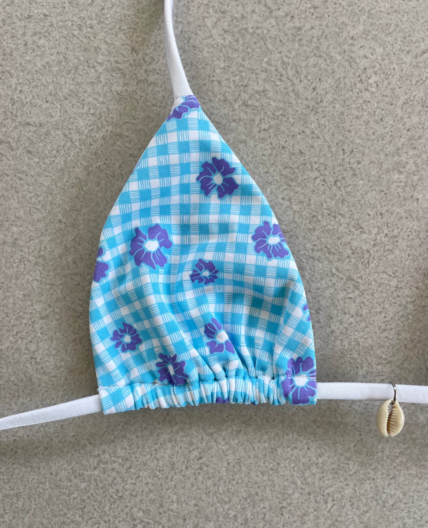 Beachside Gingham TRI TOP
