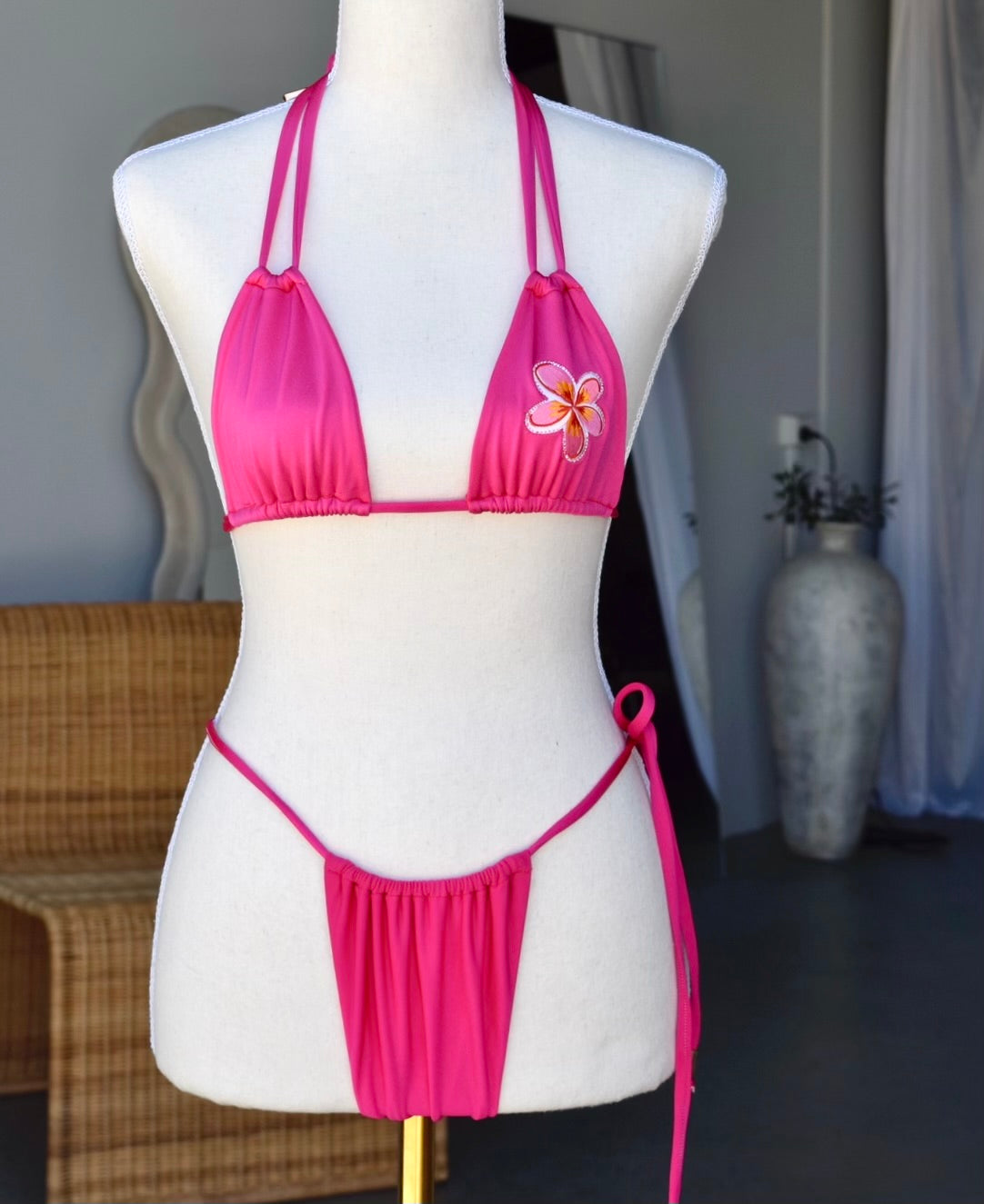Frangipani Stitch TRI TOP