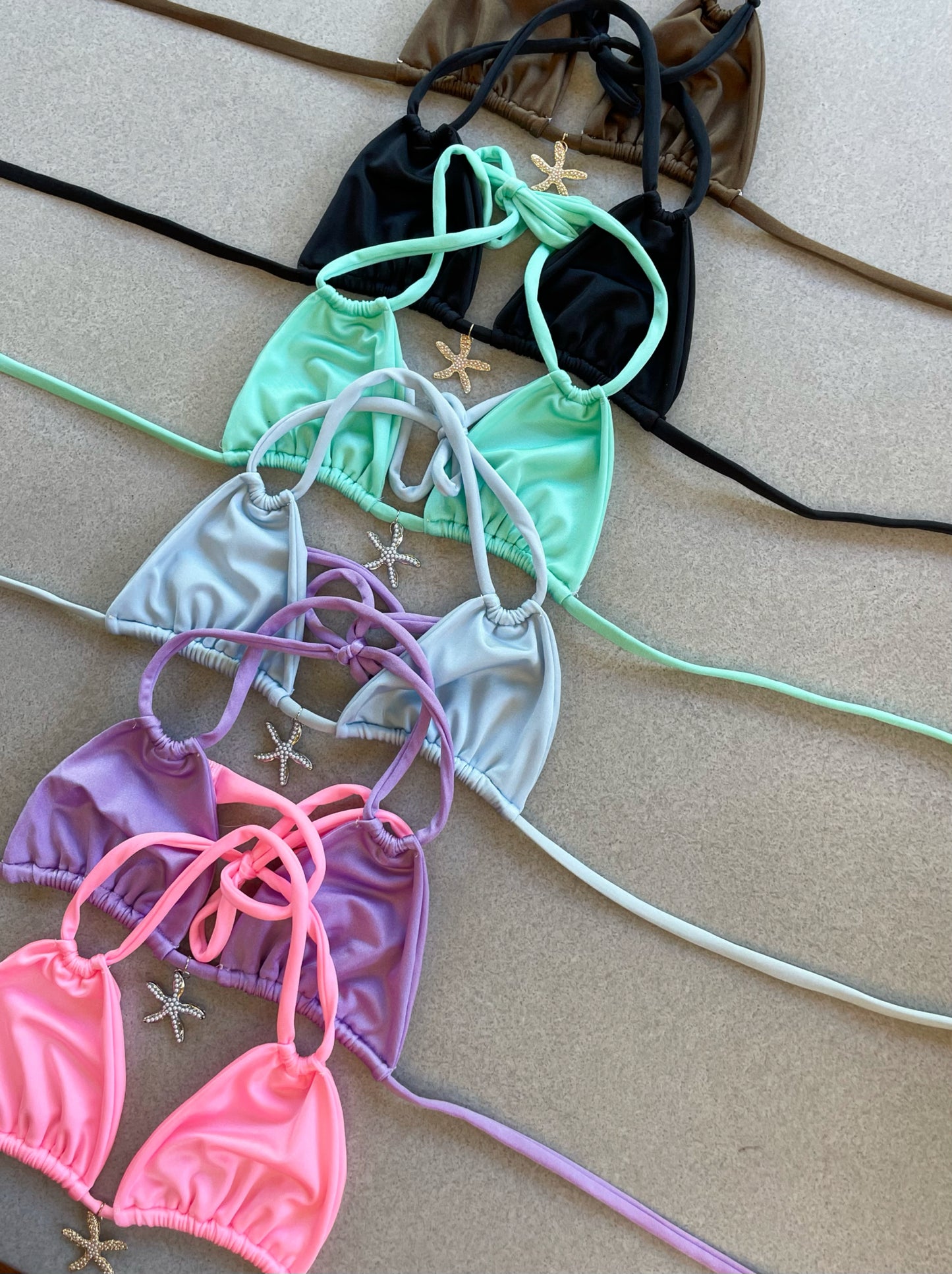 Seastar Bralette - Aquamarine