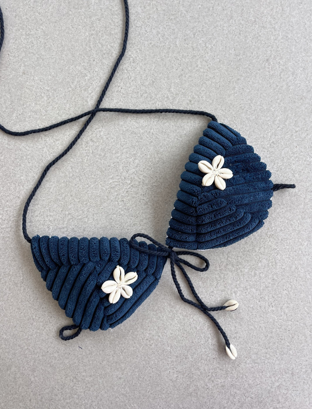 Cowrie Bralette - NAVY