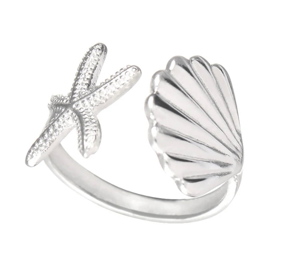 Coral Adjustable Ring