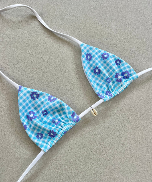 Beachside Gingham TRI TOP