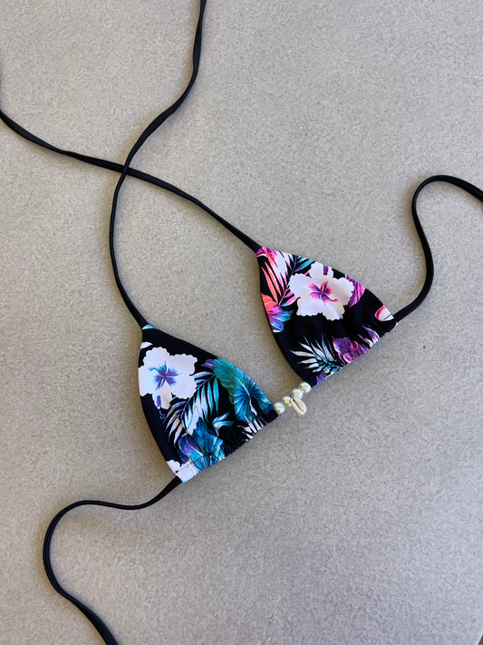Midnight Hibiscus TRI TOP