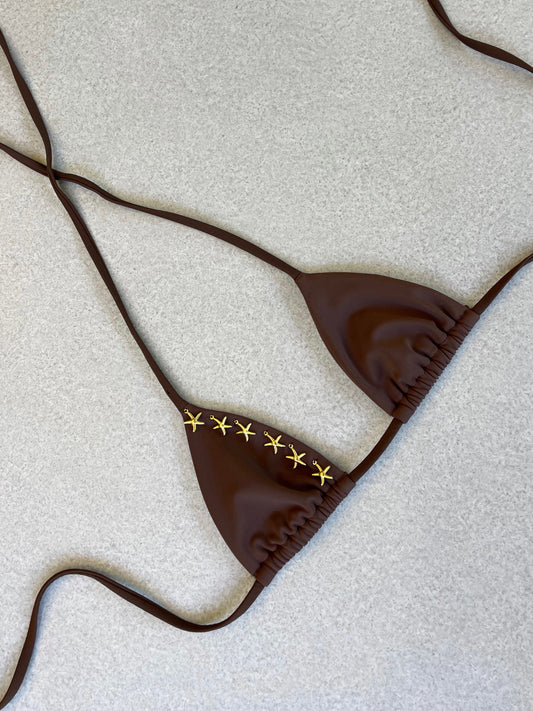 Seastar Bralette - Brown