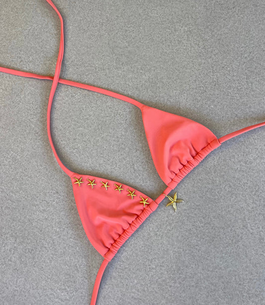 Seastar Bralette - Coral